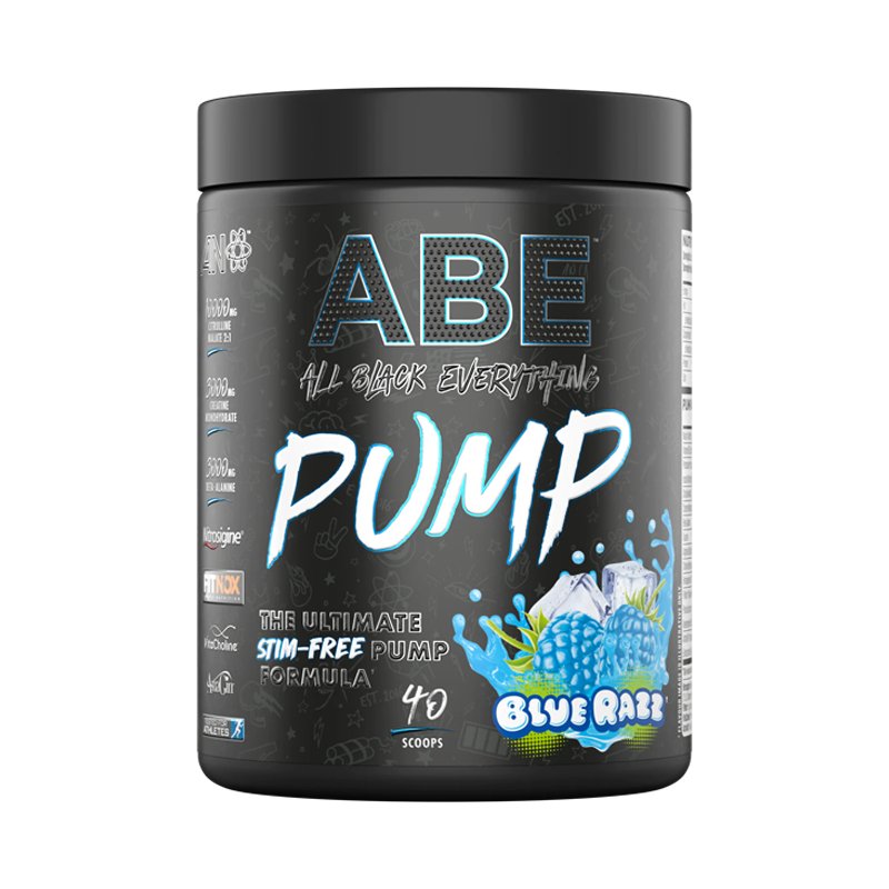 ABE - Pump Zero Stim PRE-WORKOUT (3 Flavours) 500g