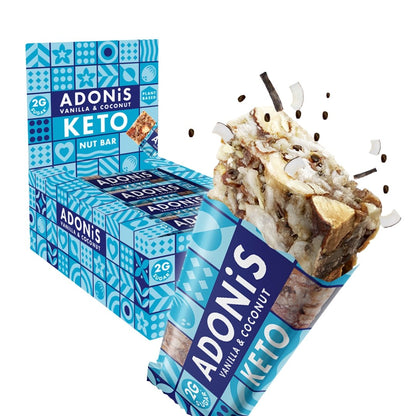 Adonis Keto Bar - Case of 16 (6 Flavours)