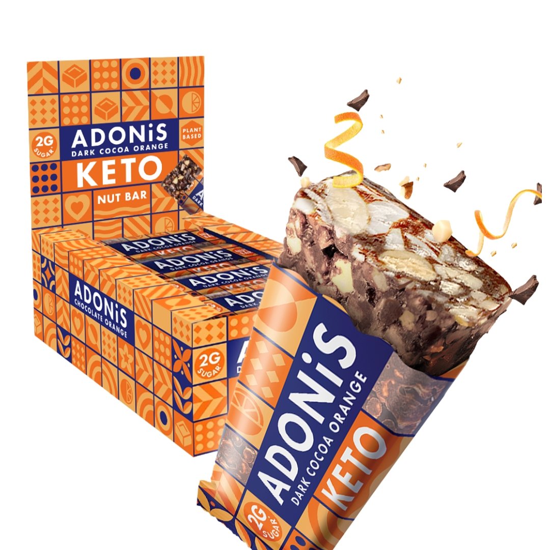 Adonis Keto Bar - Case of 16 (6 Flavours)