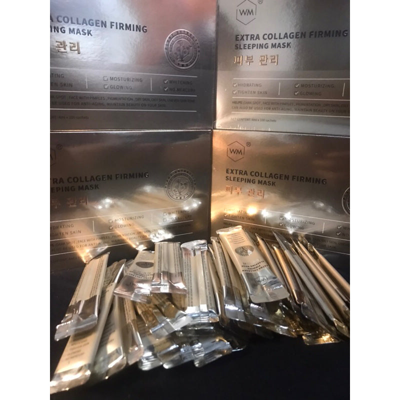 WM EXTRA COLLAGEN FIRMING SLEEPING MASK 100pcs
